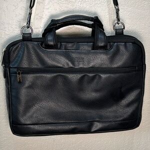 Kenneth Cole Black‎ Laptop Crossbody Messenger Travel Bag